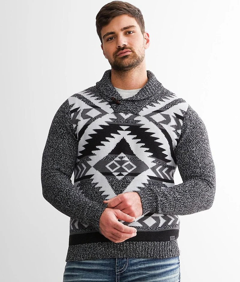 Southwestern Shawl Sweater