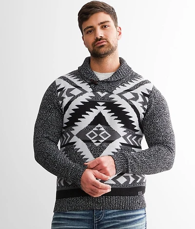 Southwestern Shawl Sweater