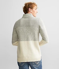 Mixed Yarn Toggle Sweater