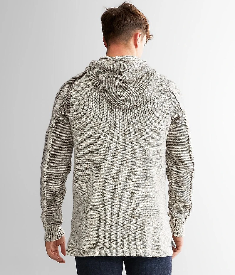 Crossover Hooded Sweater