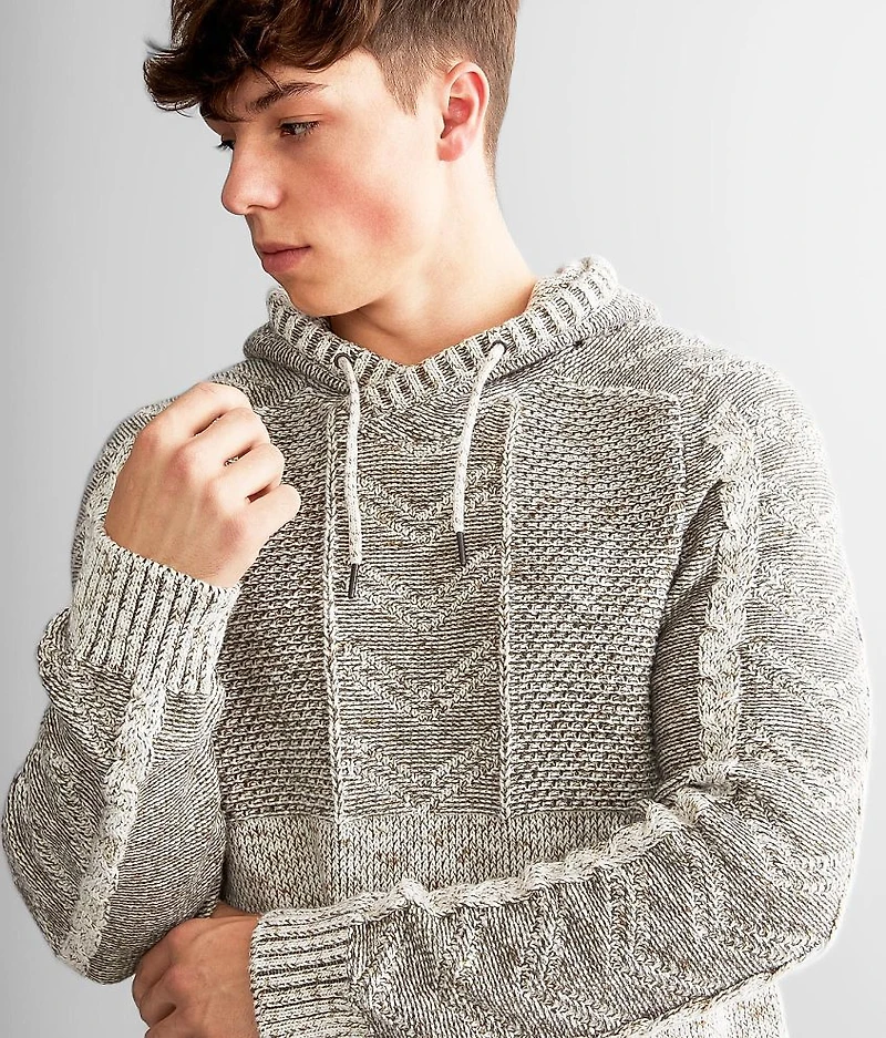 Crossover Hooded Sweater