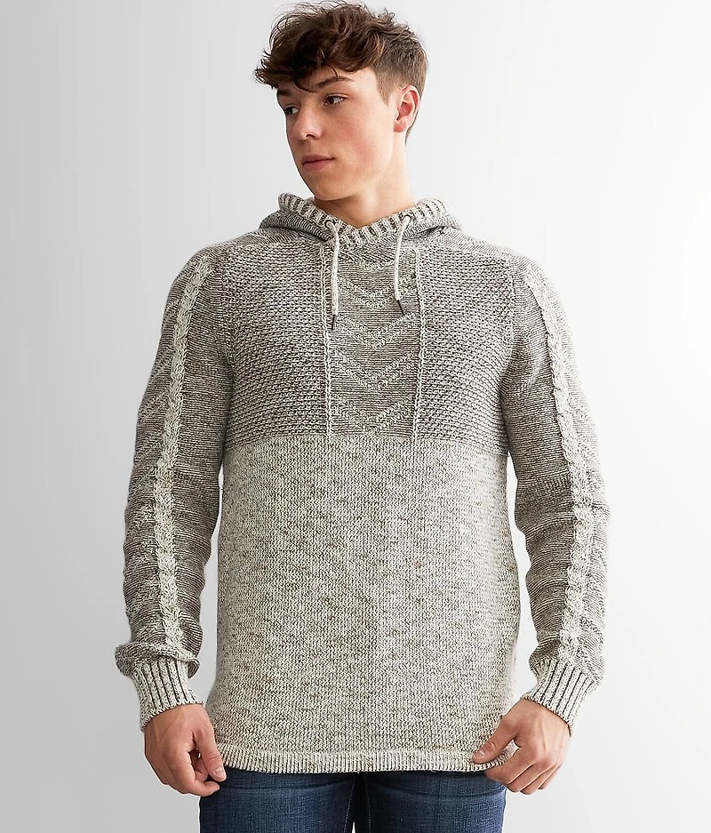 Crossover Hooded Sweater