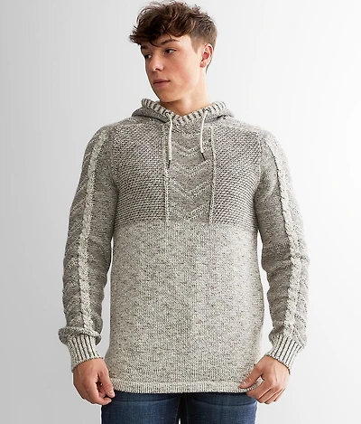 Crossover Hooded Sweater