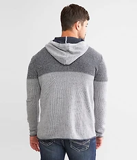 Hooded Henley Sweater