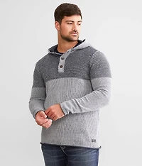 Hooded Henley Sweater