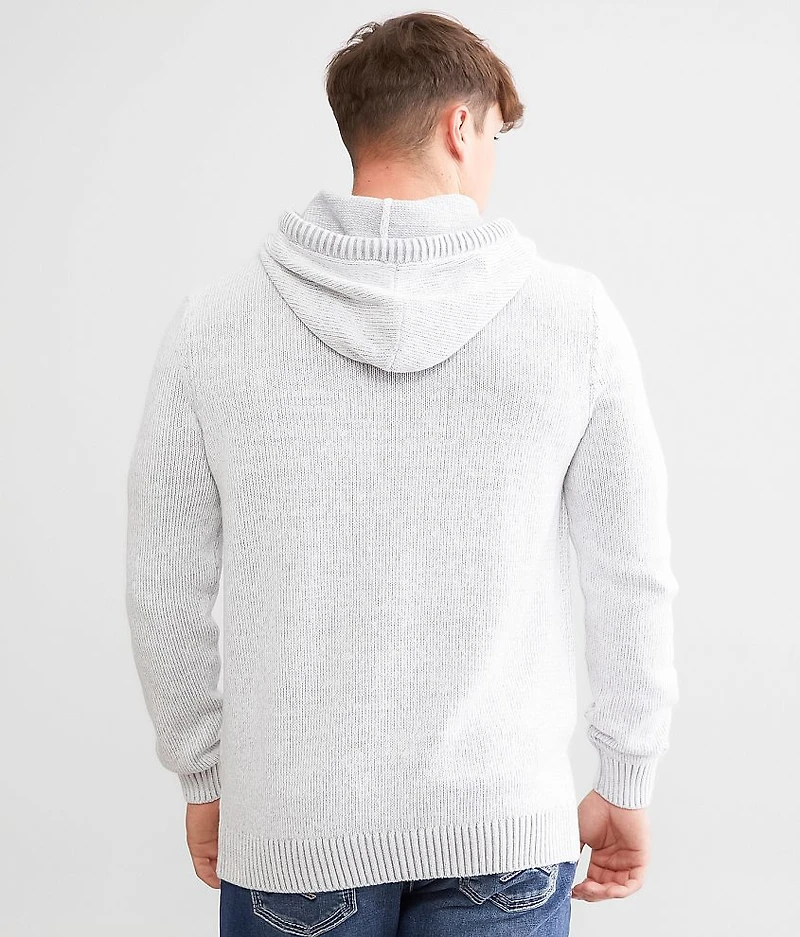 Crossover Hooded Sweater