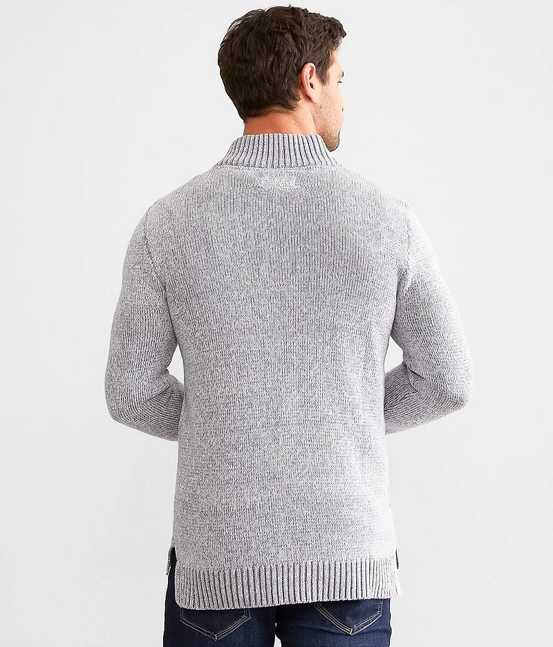 Textured Henley Sweater