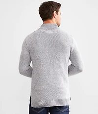 Textured Henley Sweater