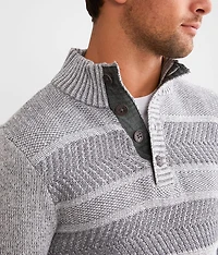 Textured Henley Sweater