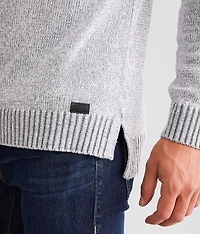 Textured Henley Sweater