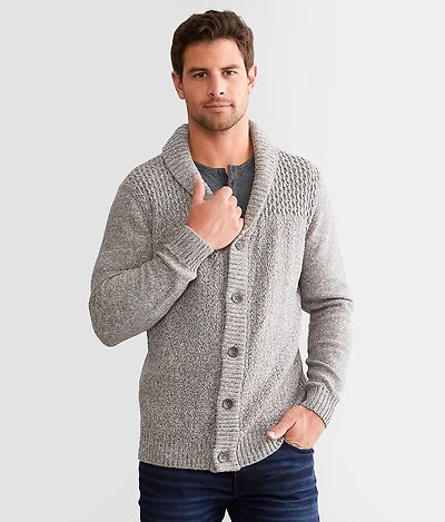 Collared Cardigan Sweater