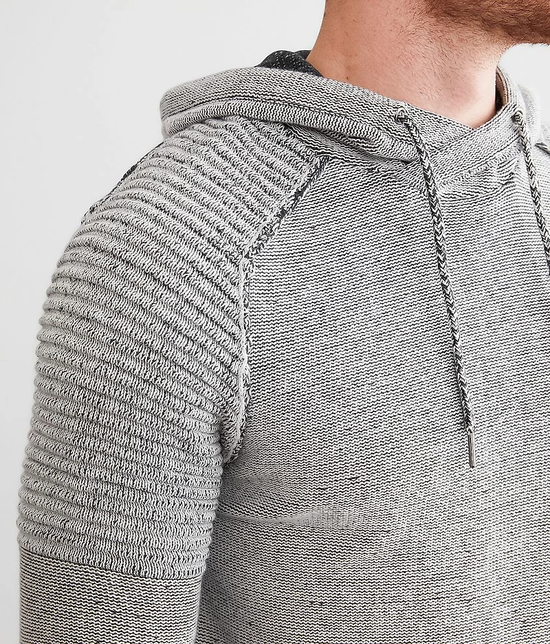 Ribbed Crossover Sweater