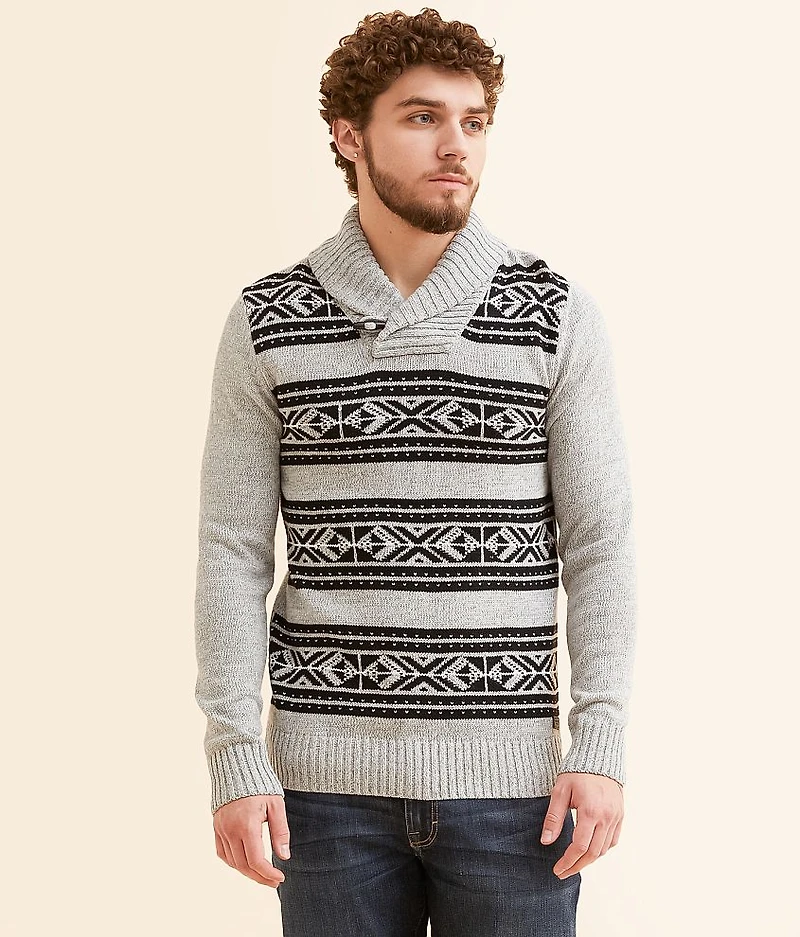 Toggle Shawl Sweater
