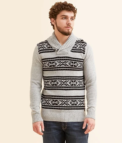 Toggle Shawl Sweater
