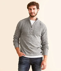 Mixed Yarn Cable Sweater