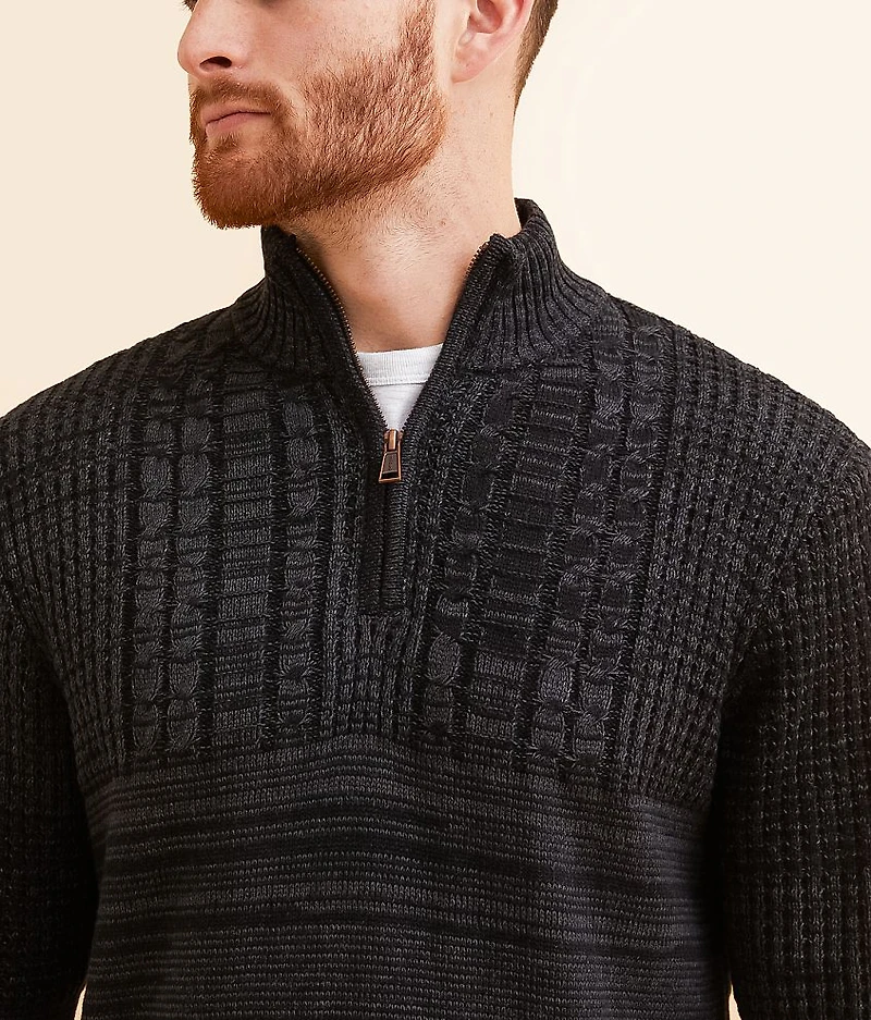 Quarter Zip Sweater