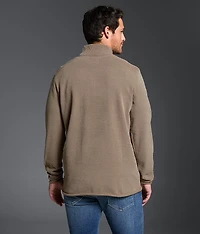 Textured Quarter Zip Sweater
