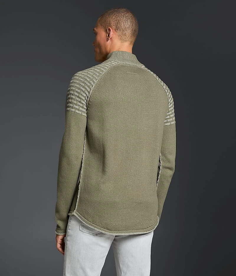 Snap Henley Sweater