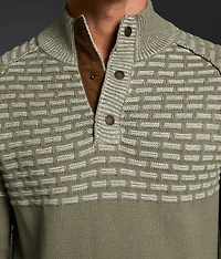 Snap Henley Sweater