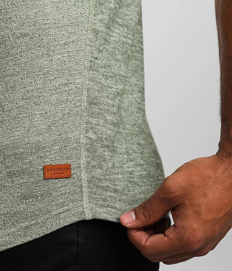 Pieced Henley