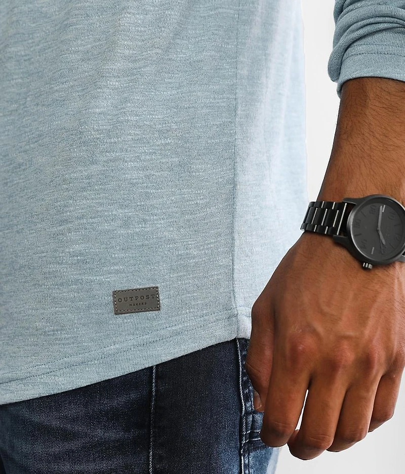 Heathered Henley