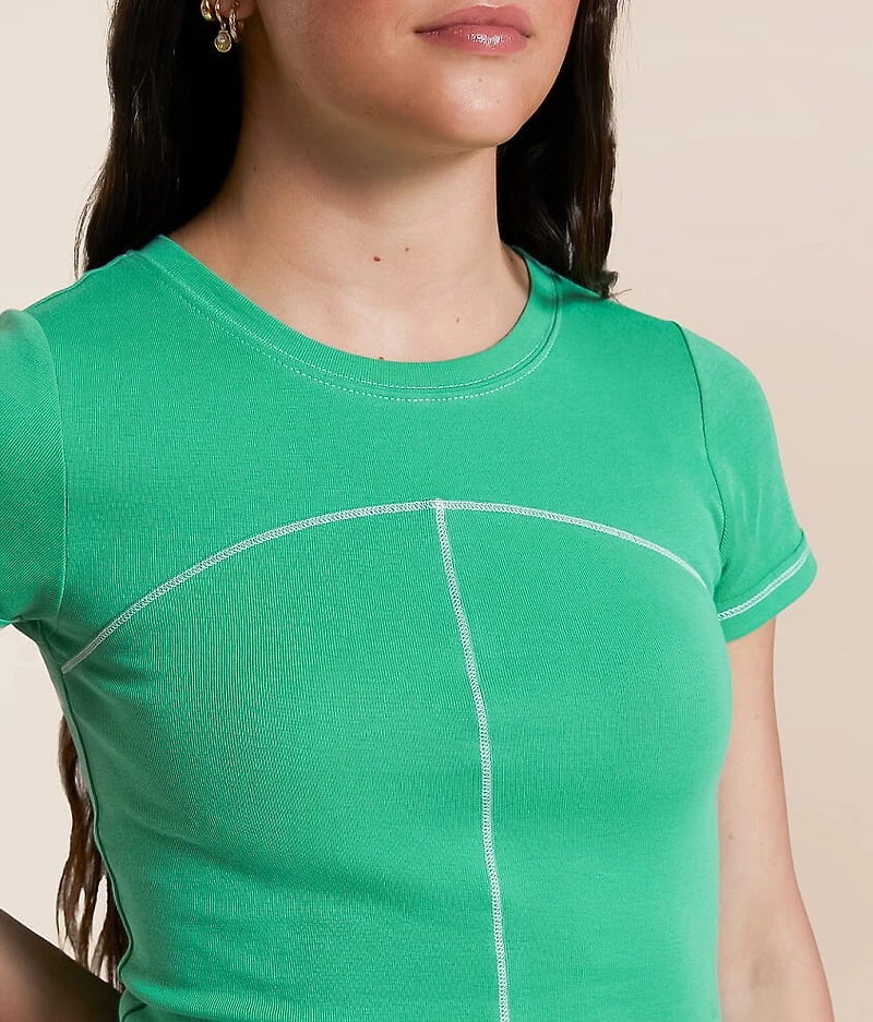 Contrast Stitch T-Shirt