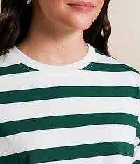 Boxy Striped T-Shirt