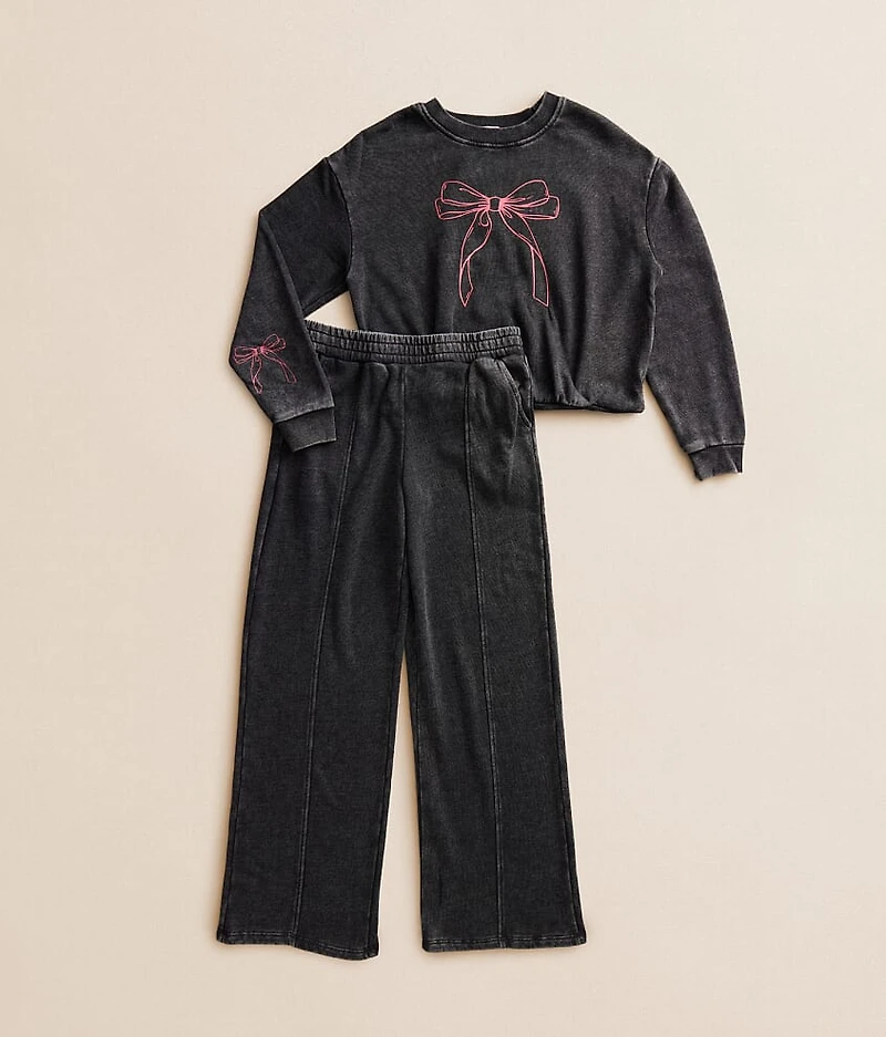 Girls - Bow Pullover