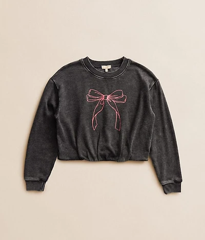 Girls - Bow Pullover
