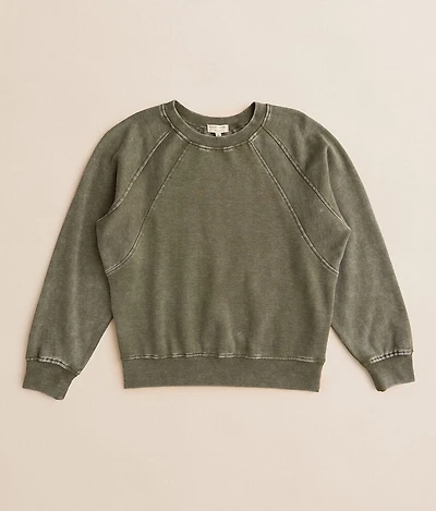 Girls - Gilded Intent Pieced Raglan Pullover