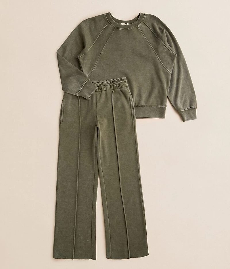 Girls - Wide Leg Sweatpant