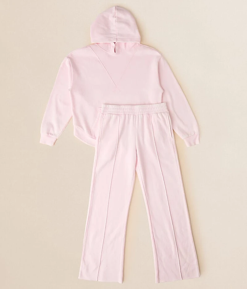 Girls - Washed Wide Leg Sweatpant