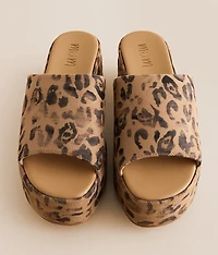 Harbor Leopard Platform Sandal
