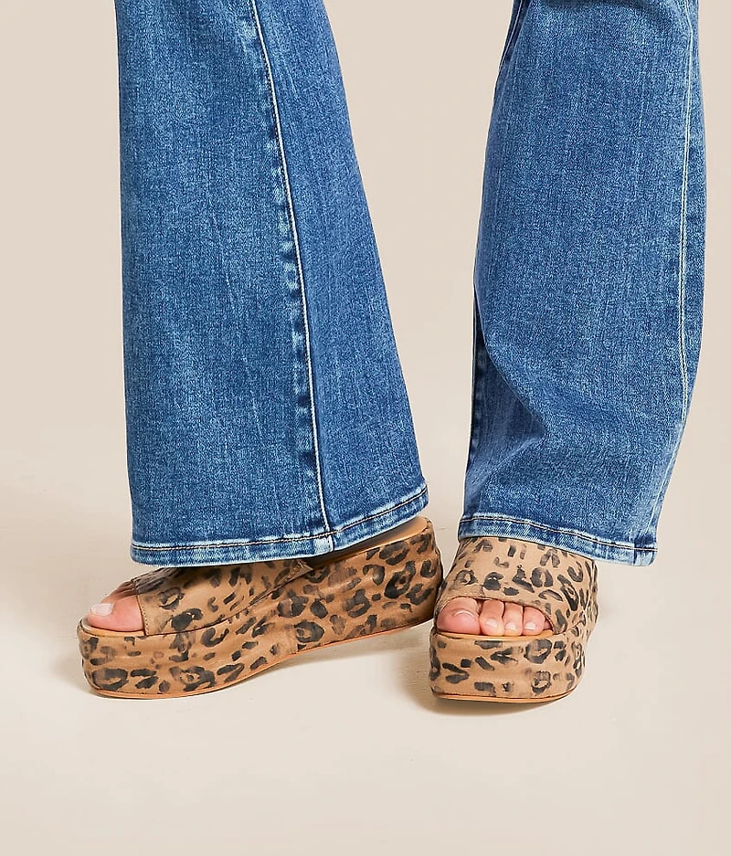 Harbor Leopard Platform Sandal