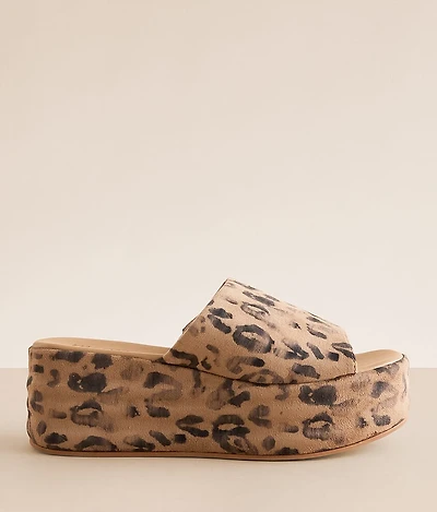 Harbor Leopard Platform Sandal
