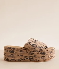 Harbor Leopard Platform Sandal