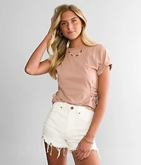 Side Lace-Up Top