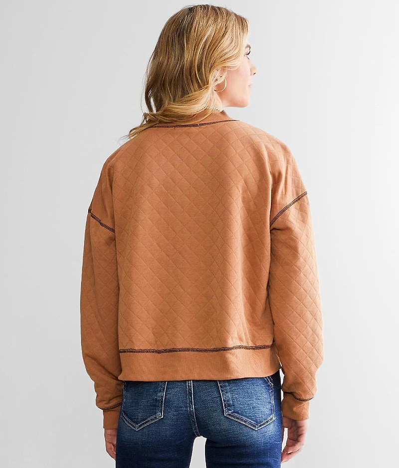 Quilted Pullover