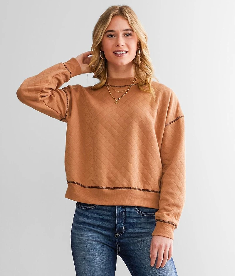 Quilted Pullover