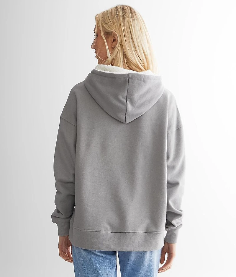 Solid Hooded Sweatshirt