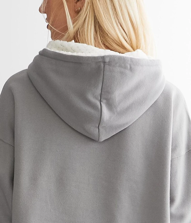 Solid Hooded Sweatshirt