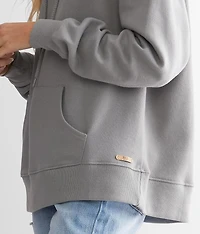 Solid Hooded Sweatshirt