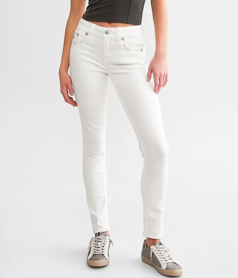 Mid-Rise Ankle Skinny Stretch Jean