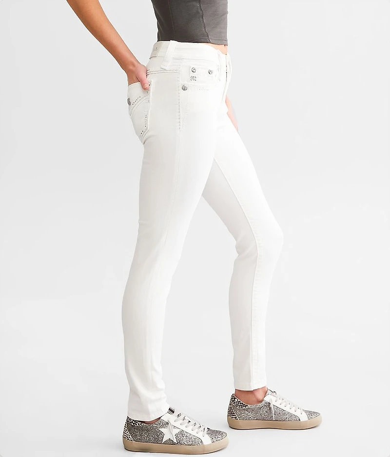 Mid-Rise Ankle Skinny Stretch Jean