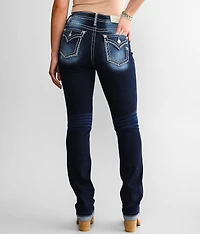 Curvy Straight Stretch Cuffed Jean
