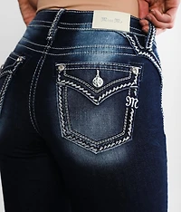 Curvy Straight Stretch Cuffed Jean