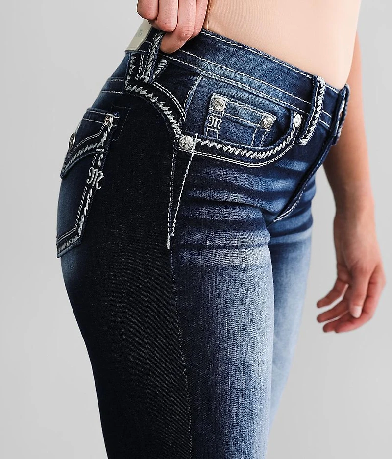 Curvy Straight Stretch Cuffed Jean