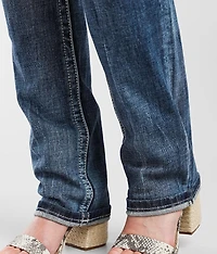 Curvy Straight Stretch Cuffed Jean