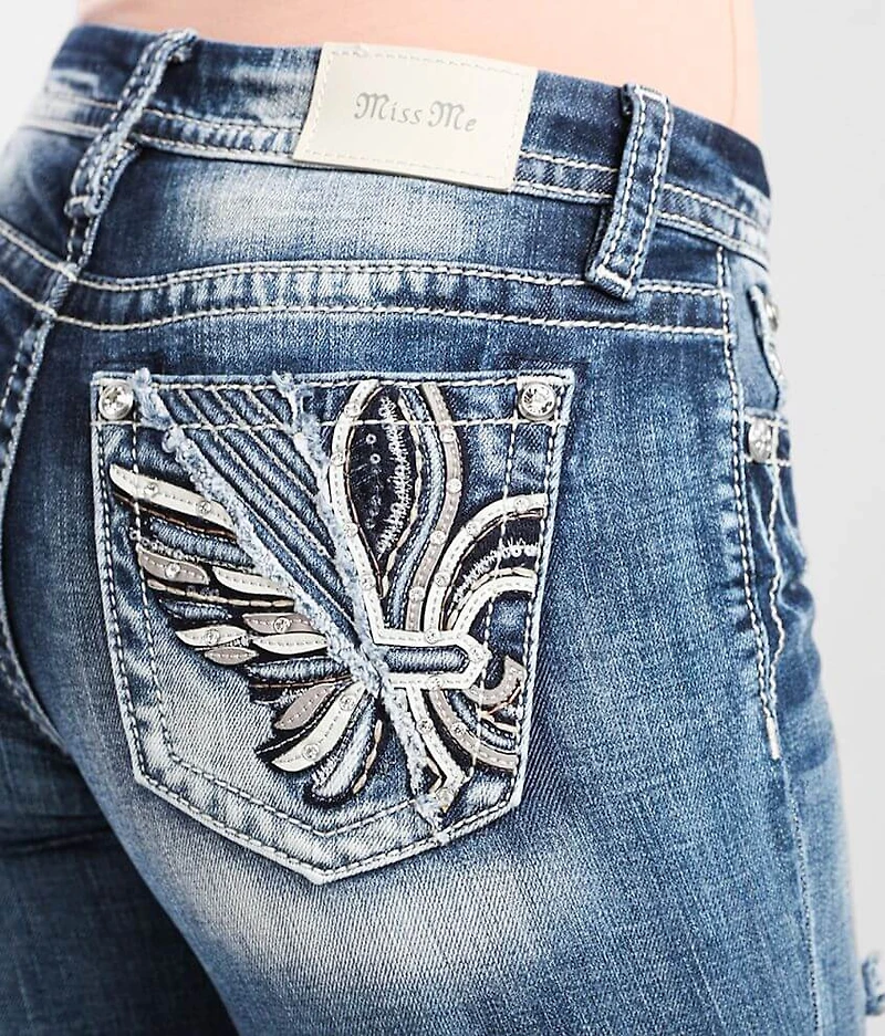 Curvy Straight Stretch Cuffed Jean
