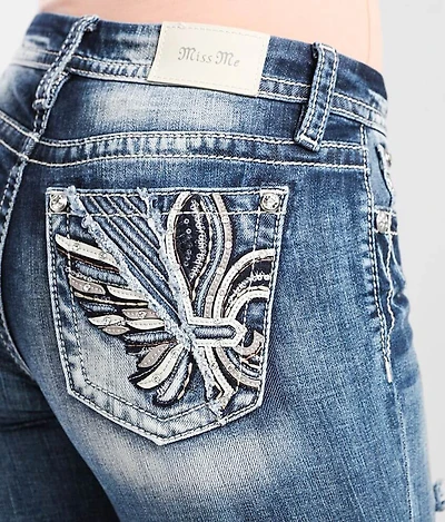 Curvy Straight Stretch Cuffed Jean